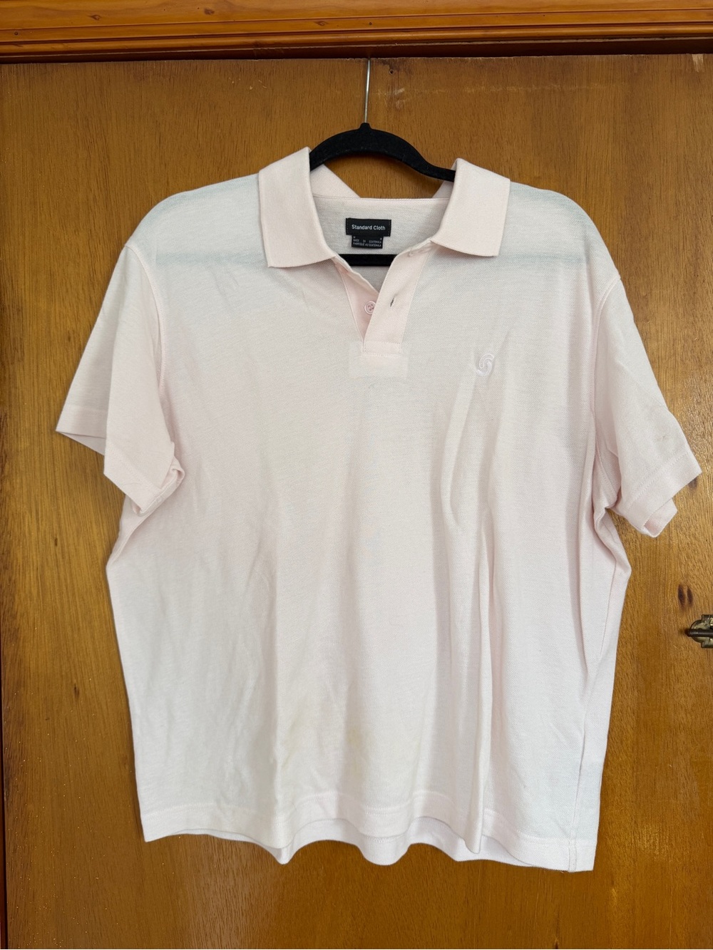 Urban Outfitters Standard Cloth pale pink polo